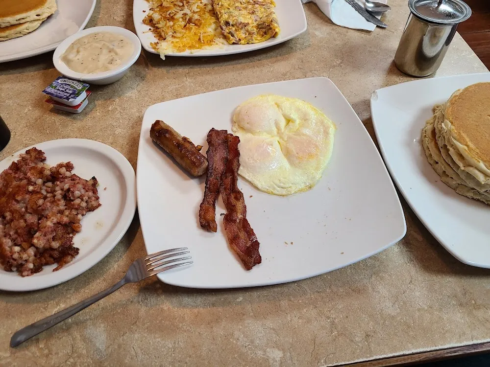 Hash Browns Ham and Cheese Omelette