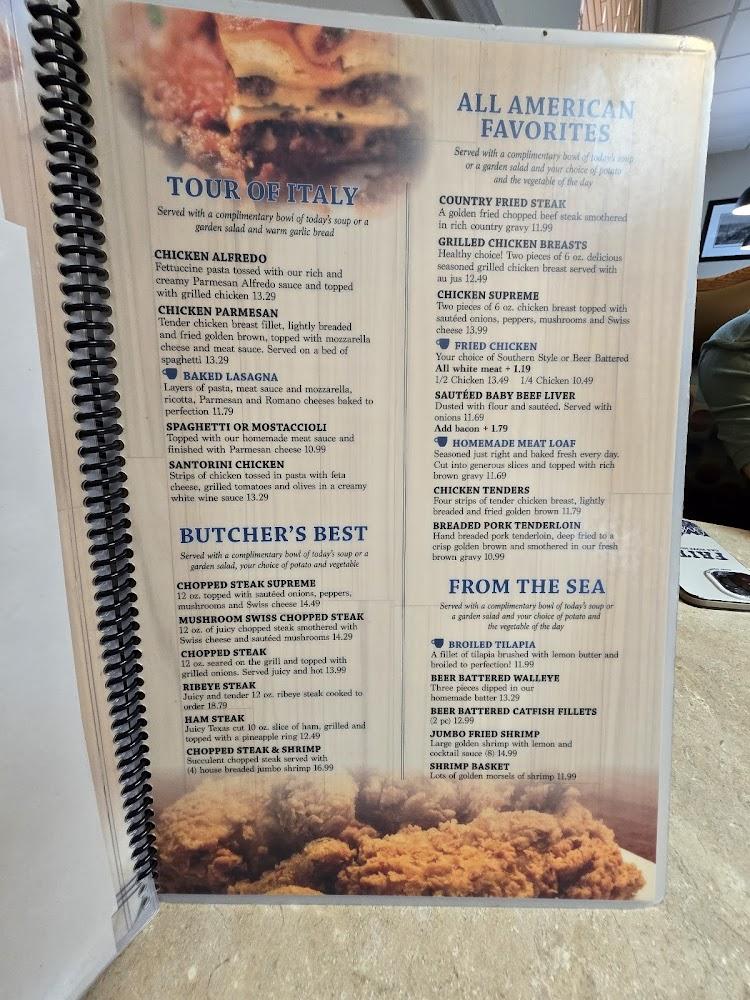 Bartonville Diner Menu image 1