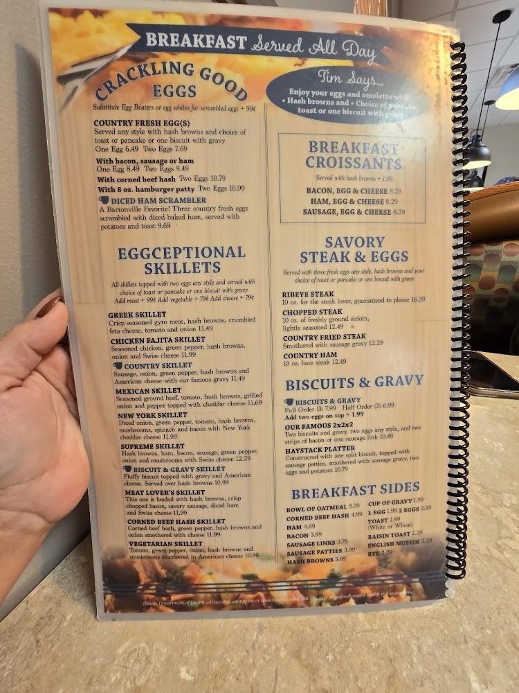 Bartonville Diner Menu image 4